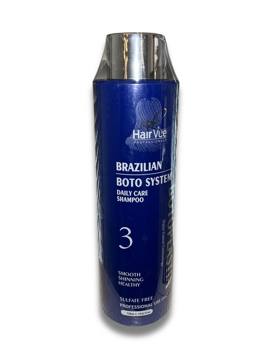 hair Vue Professionals Brazilian Boto System Daily Care Shampoo Botoplastia ( 3 ) 728ml