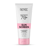 RENEE Pore Minimising Sunscreen SPF 70 with 3% multivitamins, 2% Peptides and 2% Niacinamide 50ml