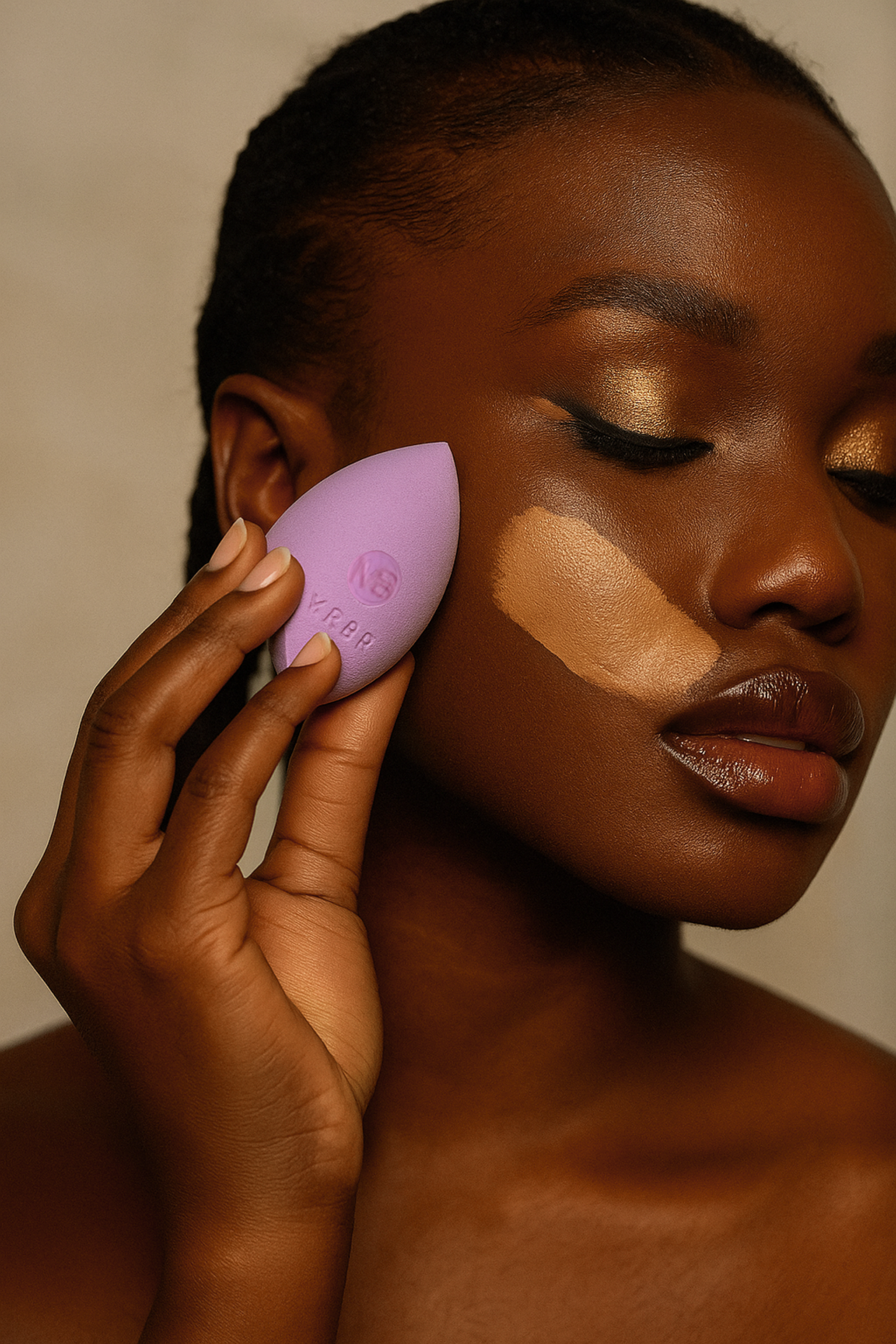 MRBR SUPER SOFT MAKEUP SPONGE LATEX FREE EVEN COVERAGE