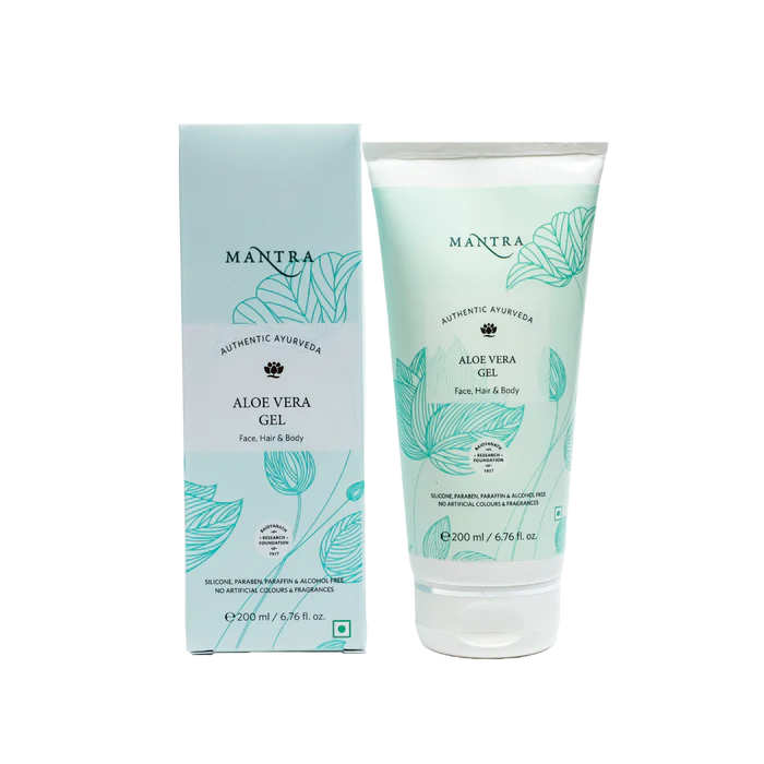 Mantra Aloe Vera Gel Face, Hair & Body for Hydrates and Soothes the Skin 200 ml