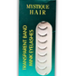 MYSTIQUE HAIR FEATHERLIGHT EYE LASHES TRANSPARENT BAND MINK EYELASHES 10 PAIRS