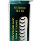 MYSTIQUE HAIR FEATHERLIGHT EYE LASHES TRANSPARENT BAND MINK EYELASHES 10 PAIRS