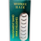 MYSTIQUE HAIR FEATHERLIGHT EYE LASHES TRANSPARENT BAND MINK EYELASHES 10 PAIRS