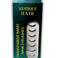 MYSTIQUE HAIR FEATHERLIGHT EYE LASHES TRANSPARENT BAND MINK EYELASHES 10 PAIRS
