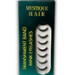 MYSTIQUE HAIR FEATHERLIGHT EYE LASHES TRANSPARENT BAND MINK EYELASHES 10 PAIRS