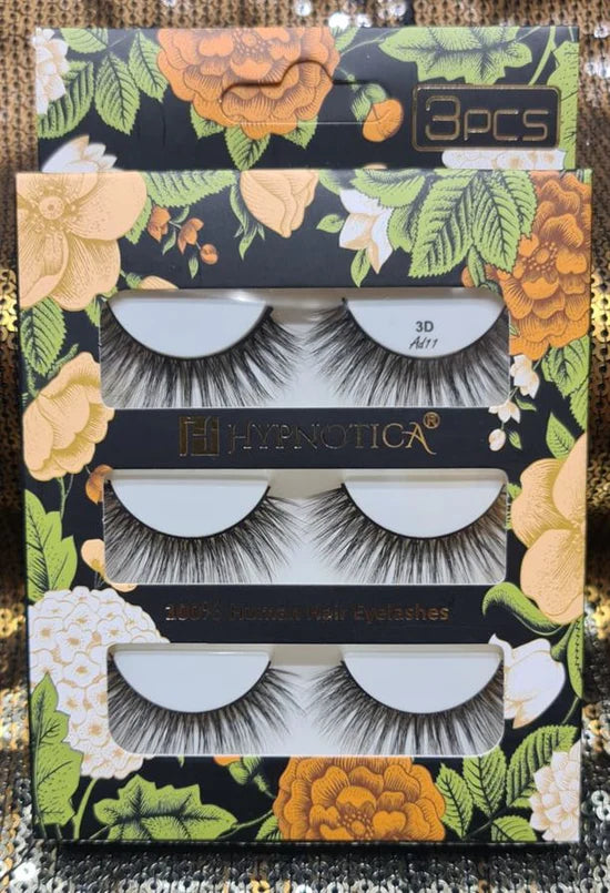 Hypnotica 3D Eye Lashes 3Pc Set