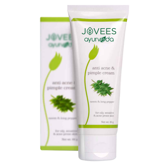 Jovees Anti Acne & Pimple Cream | Oily, Sensitive & Acne Prone Skin 60gm