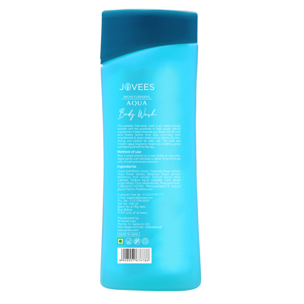 Jovees Aqua Body Wash |Infused with refreshing fragrance of Aqua