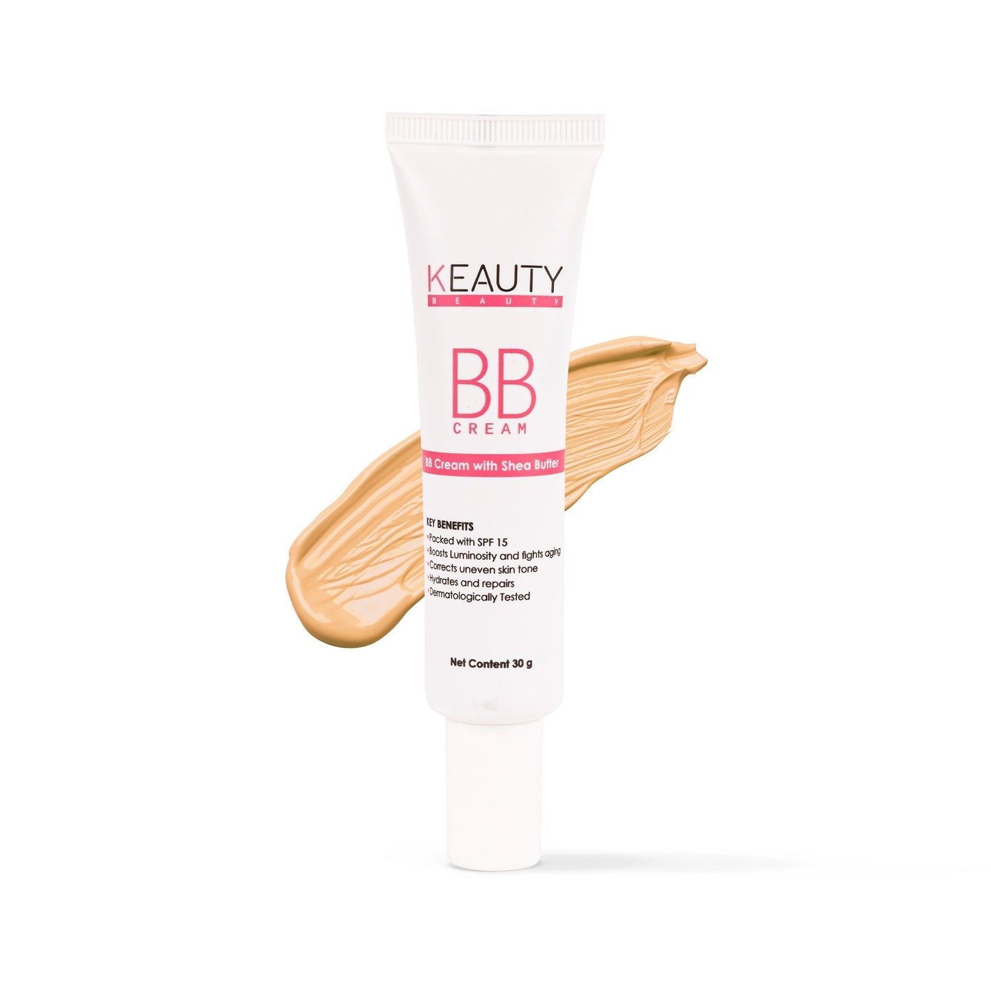 KEAUTY BEAUTY BB CREAM WITH SHEA BUTTER WITH SPF 15 30g