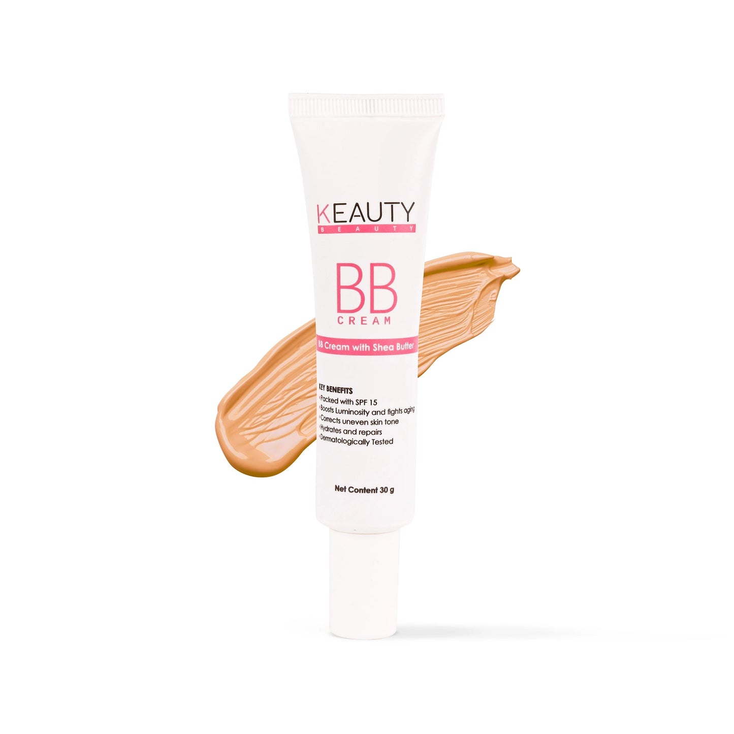 KEAUTY BEAUTY BB CREAM WITH SHEA BUTTER WITH SPF 15 30g