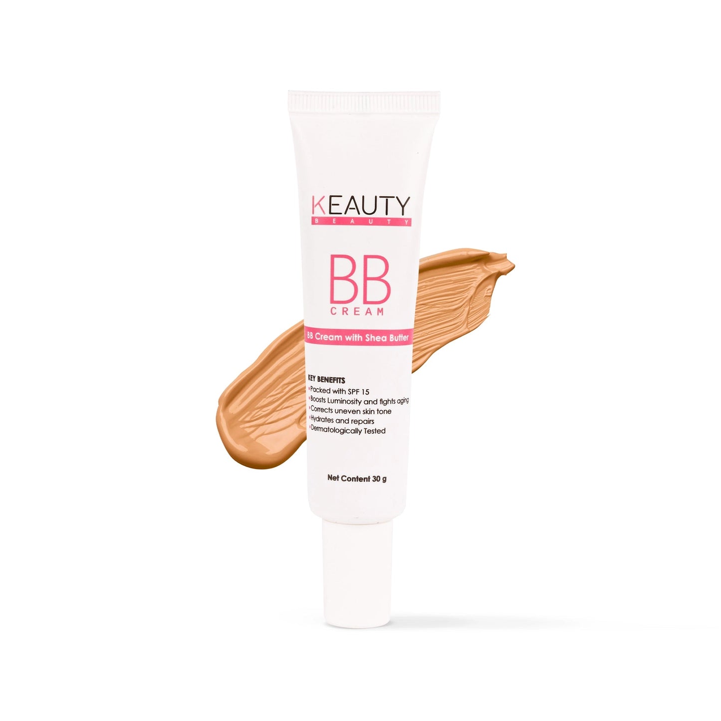 KEAUTY BEAUTY BB CREAM WITH SHEA BUTTER WITH SPF 15 30g