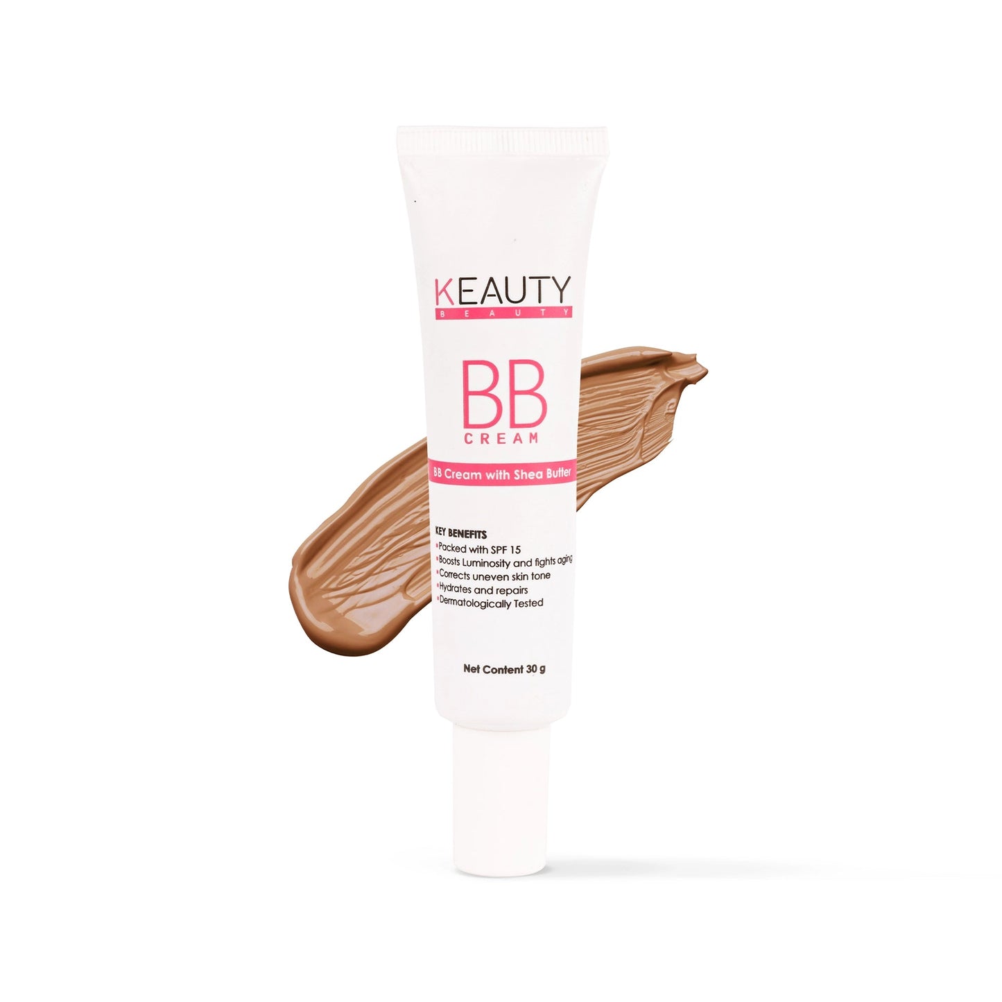 KEAUTY BEAUTY BB CREAM WITH SHEA BUTTER WITH SPF 15 30g
