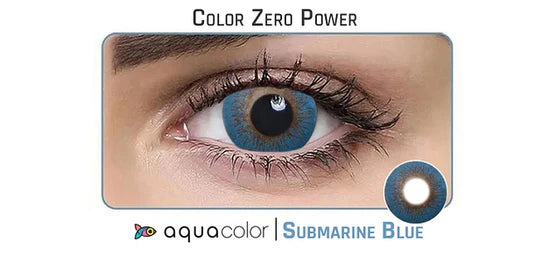 Aqua color Slip On Fashion On 10 lens Pack