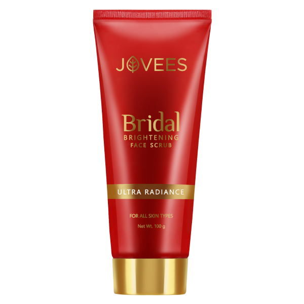 Jovees Bridal Brightening Face Scrub |Turmeric & Pearl Millet Flour 100g