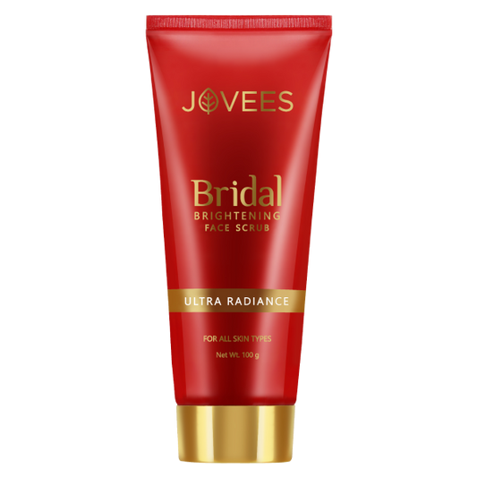 Jovees Bridal Brightening Face Scrub |Turmeric & Pearl Millet Flour 100g