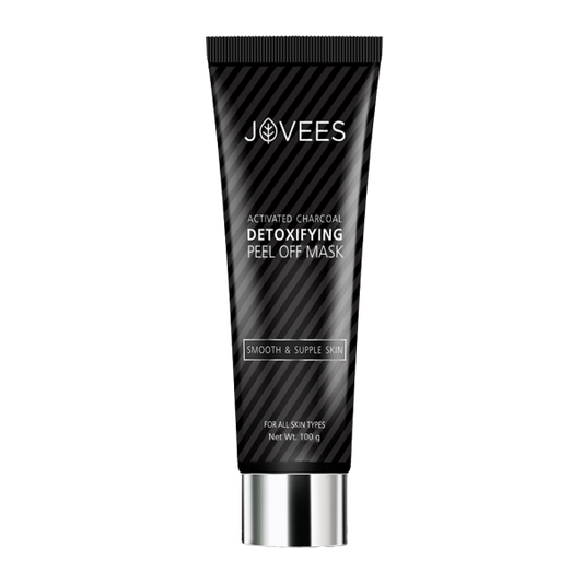 Jovees Activated Charcoal Detoxifying Peel Off Mask | Clarifies 100g