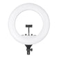 Digitek Platinum (DPRL-19H) Professional LED Ring Light Runs on AC/DC Power with No Shadow apertures, Ideal use for Makeup, Video Shoot, Fashion Photography & Many More