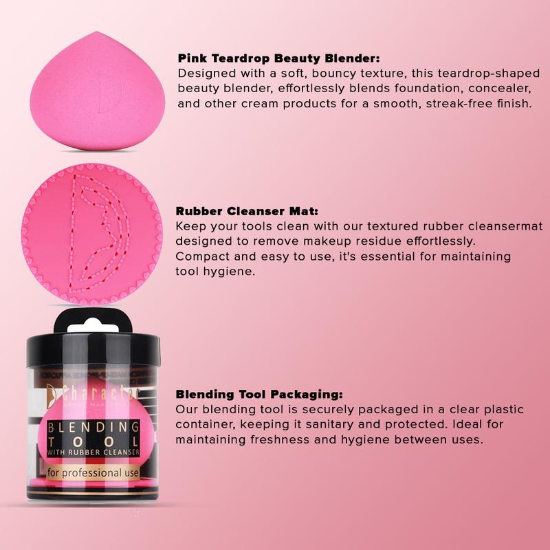 Character Blending Tool Sponge With Cleaner - CBT003