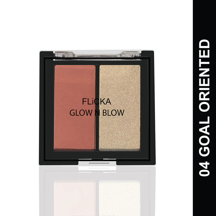 Flicka GLOW N BLOW - Blusher & Highlighter