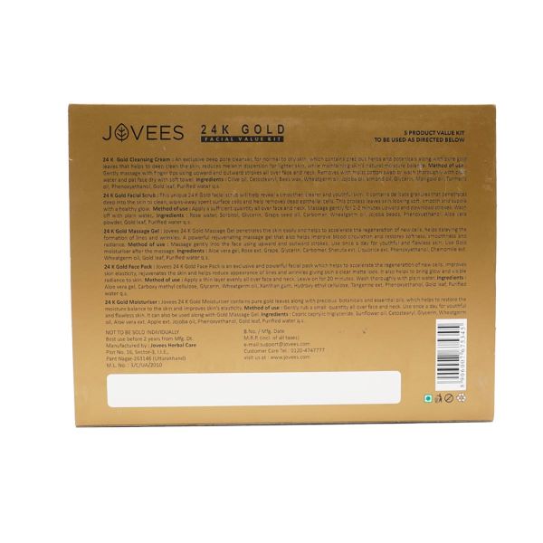 Jovees Herbal 24K Gold Facial Value Kit