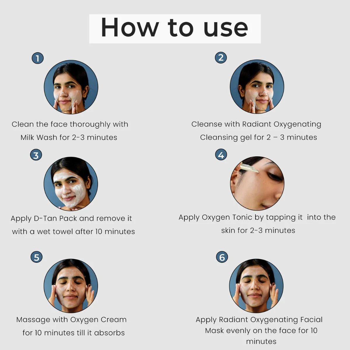 O3+ Bridal Facial Kit for Oxygena Glow Skin Single Use