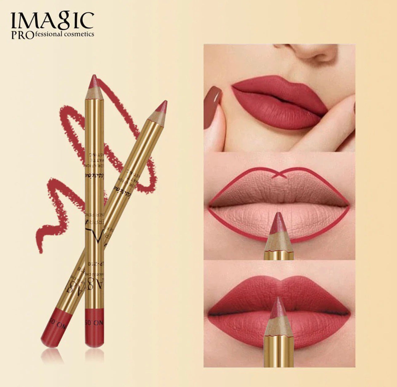 Imagic 8 Colours Makeup Lipliner Set