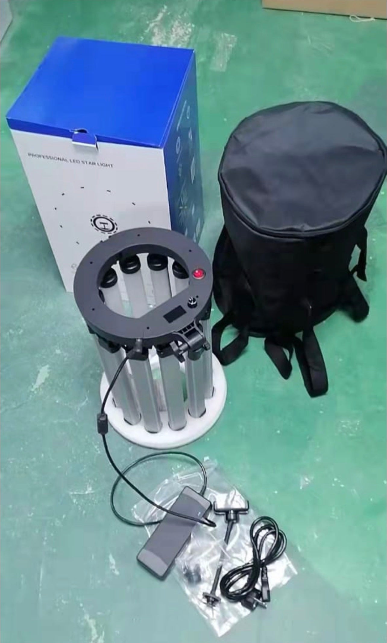 PROFESSIONAL LED STAR LIGHT 12 ARM SUN RING LIGHT