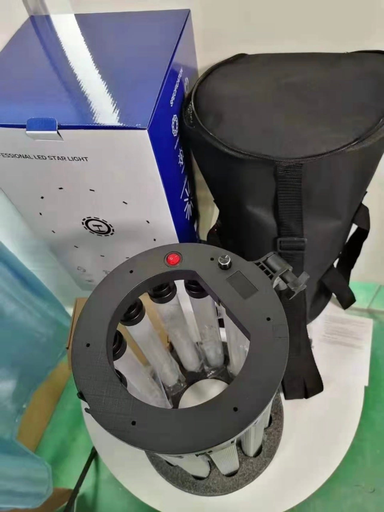 PROFESSIONAL LED STAR LIGHT 12 ARM SUN RING LIGHT