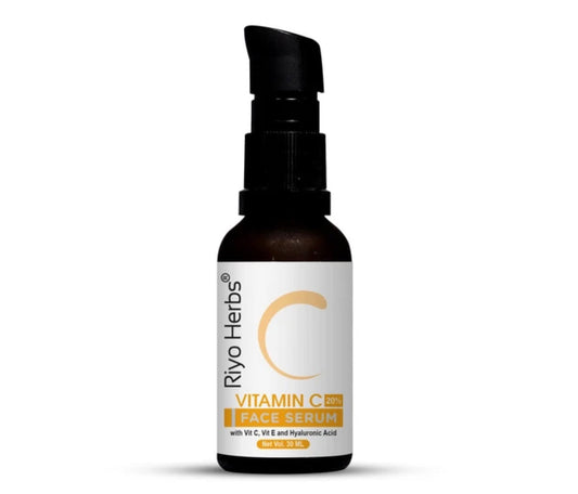 Riyo Herbs Vitamin C 20% Face Serum with Vit C,Vit E and Hyaluronic Acid  30ml