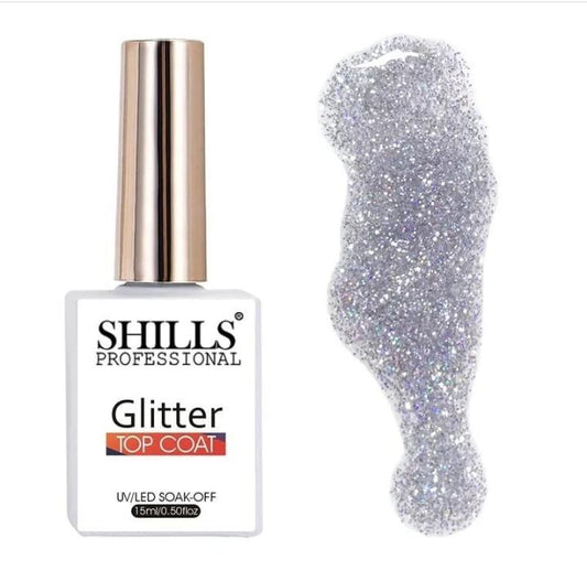 Shills Professional Glitter Top Coat 15ml