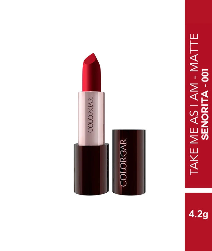 Colorbar Take Me As I Am Vegan ( Matte Lipstick ) 4.2g