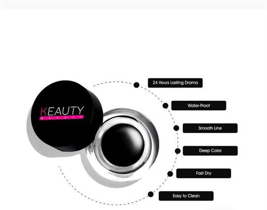 Keauty Beauty Long Wear Gel Eye Liner long Lasting