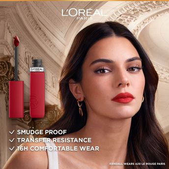 L'Oreal Paris Infallible Matte Resistance Liquid Lipstick - 420 Le Rouge Paris (5ml)