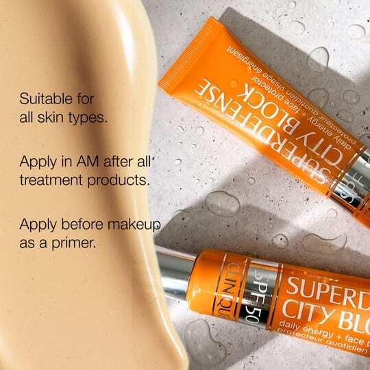 CLINIQUE Superdefense City Block SPF 50 Daily Energy + Face Protector (40ml)