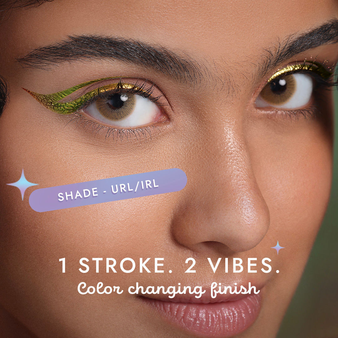 Nykaa Cosmetics Stardust Dual Chrome Eyeliner with Holographic Finish (1.6ml)