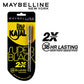 Maybelline New York Colossal Kajal Super Black, 2X Darker & 2X Colossal, Matte Finish Kajal (0.35g)