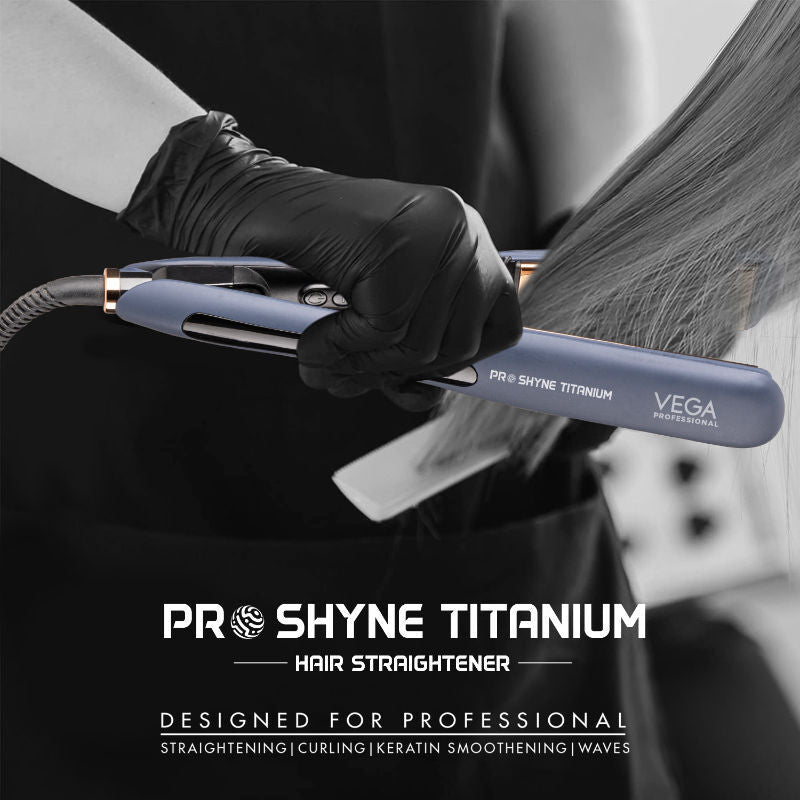 Vega Professional Pro-Shyne Titanium Hair Straightener 14