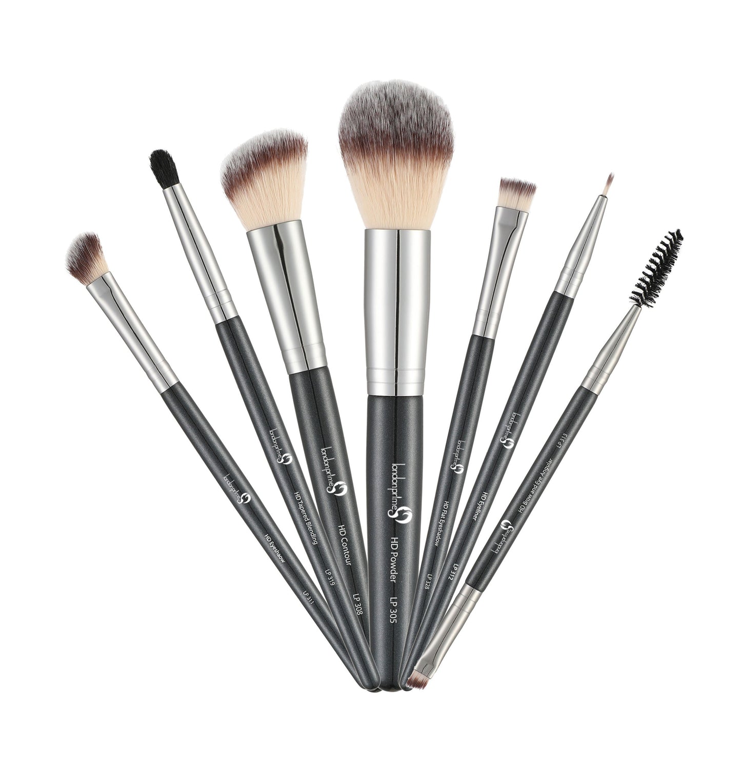 London Prime HD Premuim Brush Pack Of 07 ( Formerly London Pride Cosmetics ) (7 Pcs)