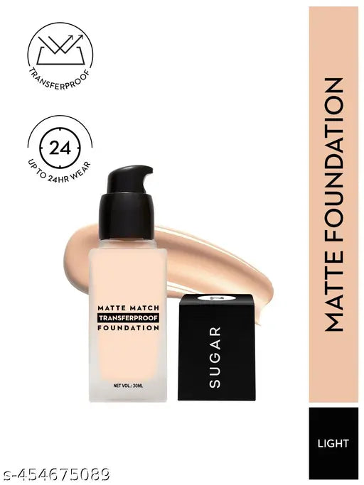 SUGAR Cosmetic Matte Match Transferproof Foundation 30ml