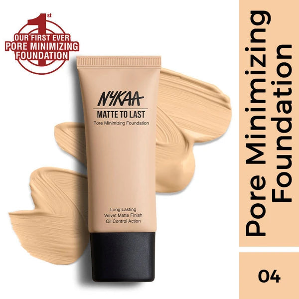 Nykaa Matte to Last Pore Minimizing Foundation (30ml)