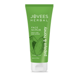 Jovees Papaya & Honey Face Scrub| With Honey & Neem|Normal to Dry Skin 100g