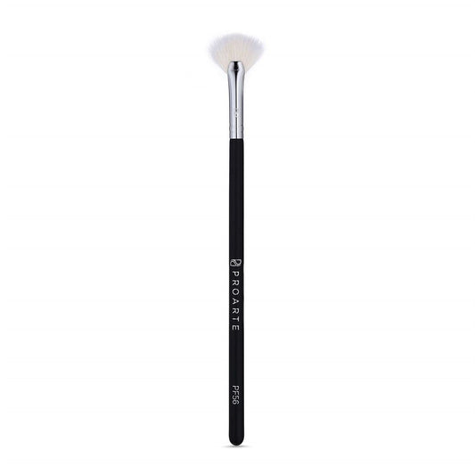 Proarte Precision Fan Makeup Brush Black PF56