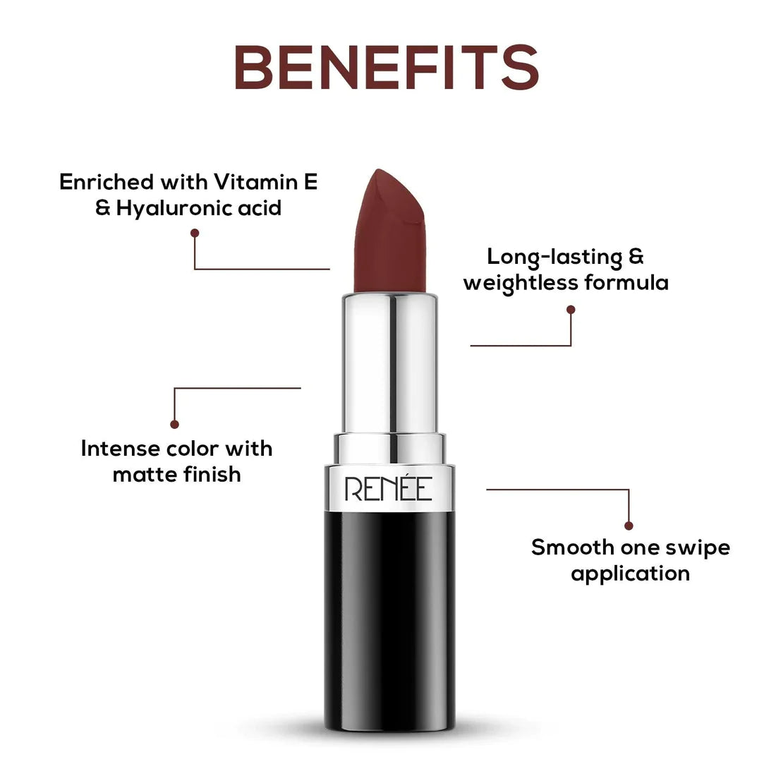 RENEE Stunner Matte Lipstick You 4g