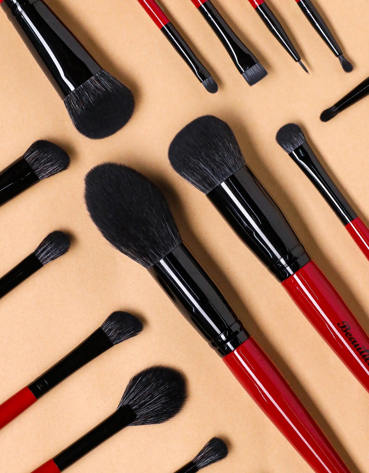 BEAUTILICIOUS Hued Collection Brush Kit (25 Pcs.) + Free Onyx Glam Brush book (Brush folder)