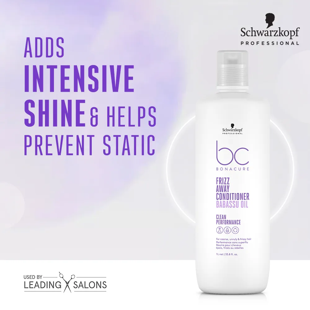 Schwarzkopf Professional Bonacure Frizz Away Conditioner Babassu Oil 1L