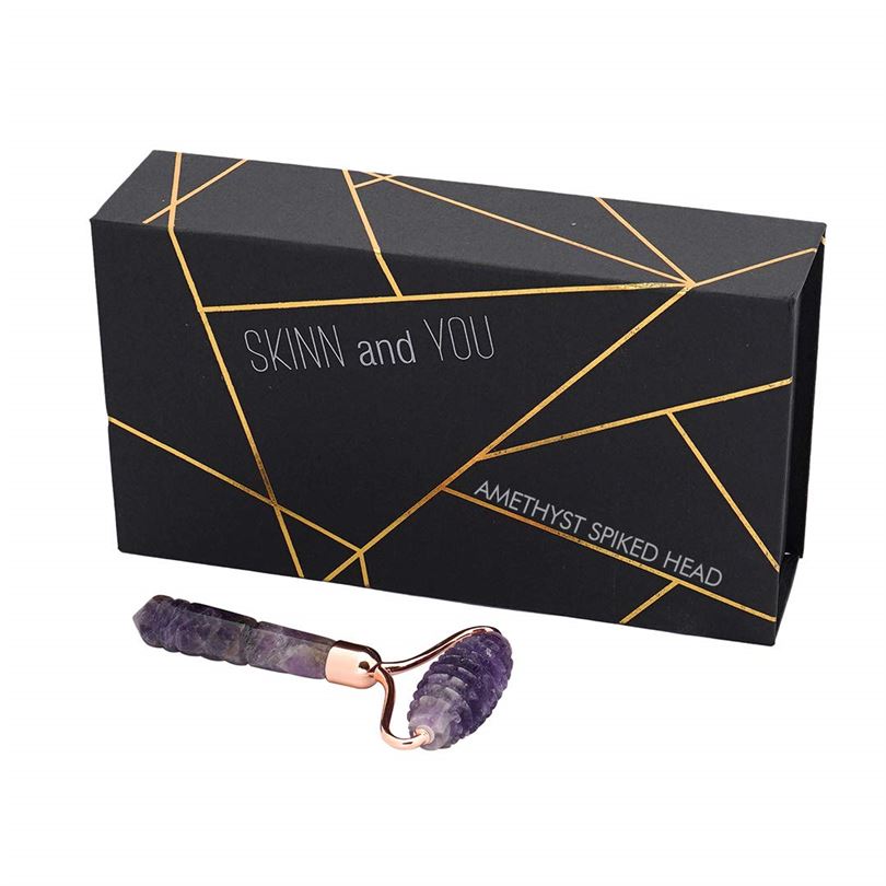 Skinn And You Amethyst Spiked Head Roller face roller